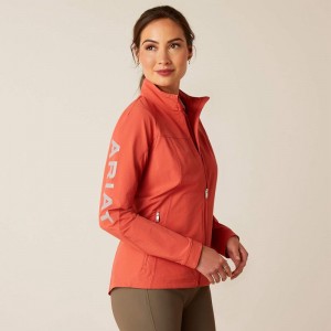 Ariat Agile Softshell Jacket Baked Apple Polska | QVKXFH-209