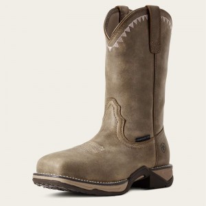 Ariat Anthem Deco Composite Toe Work Boot Brązowe Polska | OJHYIF-570