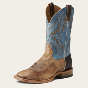 Ariat Arena Rebound Western Boot Dusted Wheat Polska | JQUBPV-915