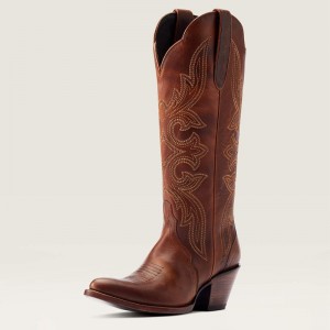 Ariat Belinda Stretchfit Western Boot Brązowe Polska | JLWONU-721