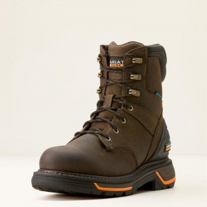 Ariat Big Rig 8" Waterproof Work Boot Kawa Polska | PDTJUN-938