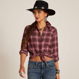 Ariat Billie Jean Shirt Lucky Plaid Polska | FOHNCE-879