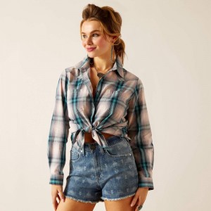 Ariat Billie Jean Shirt Tomboy Plaid Polska | UAJCKZ-085