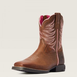 Ariat Bk Child Firecatcher Western Boot Brązowe Polska | KUGFIA-021