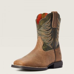 Ariat Bk Child Firecatcher Western Boot Brązowe Polska | JHIVRX-563