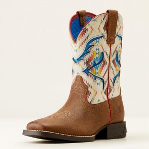 Ariat Bk San Angelo Venttek Western Boot Toasty Tan/Bright Saddle Blanket Polska | KGJEDL-809