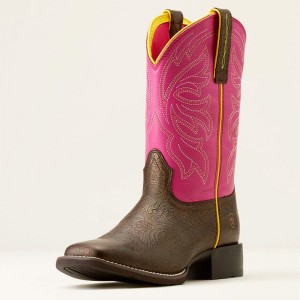 Ariat Buckley Western Boot Różowe Polska | HKCQBY-908