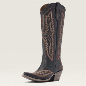 Ariat Casanova Western Boot Czarne Polska | SFWJGD-087