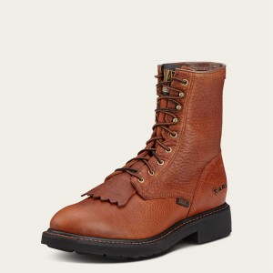 Ariat Cascade 8" Work Boot Sunshine Wildcat Polska | JLUFDH-378