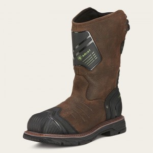 Ariat Catalyst Vx Work Wide Square Toe Waterproof Composite Toe Work Boot Brązowe Polska | BPWJLE-750