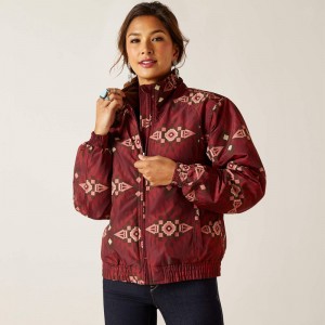 Ariat Chimayo Western Stable Jacket Alamo Print Polska | QVUDTF-632