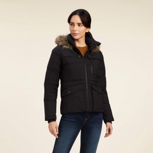 Ariat Clairborne Down Jacket Czarne Polska | BUISLC-746