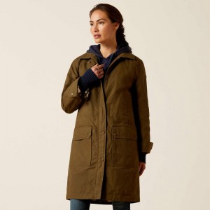 Ariat Cloverfield Coat Earth Polska | XBZOAE-478