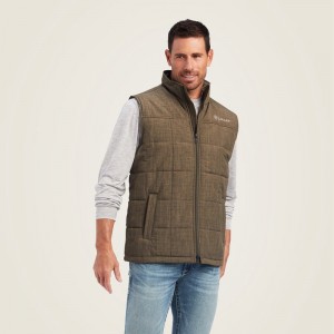 Ariat Crius Insulated Vest Crocodile Polska | YCIVWM-329