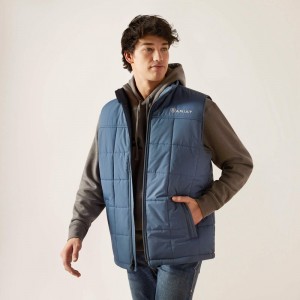 Ariat Crius Insulated Vest Steely Polska | SDYCEB-046