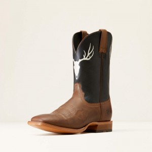 Ariat Crosshair Cowboy Boot Brązowe Polska | BGRUQK-641