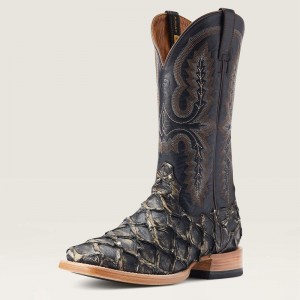 Ariat Deep Water Western Boot Czarne Polska | CTQDJK-840