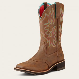 Ariat Delilah Western Boot Brązowe Polska | RTWUPD-417