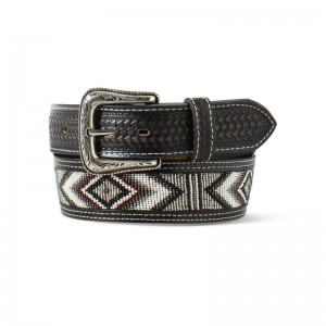 Ariat Diamond Beaded Belt Czarne Polska | VOPUCF-438