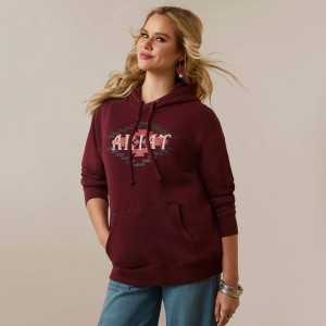 Ariat Diamond Hoodie Twany Port Polska | WBOVSE-975