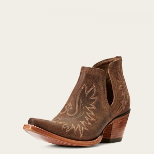 Ariat Dixon Bootie Brązowe Polska | TKSDAH-673