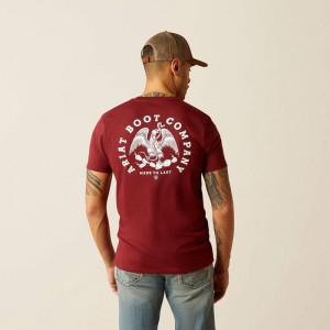 Ariat Eagle And Snake T-Shirt Czarne Polska | QNKBME-613