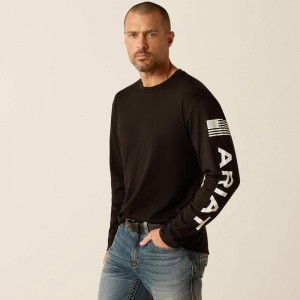 Ariat Elevated V2 T-Shirt Czarne Polska | MUOCYA-689