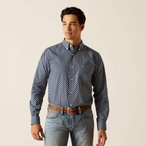 Ariat Emile Fitted Shirt Indygo Polska | PBULRZ-267