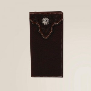 Ariat Filigree Top Rodeo Wallet Brn Brązowe Polska | OLANDS-598