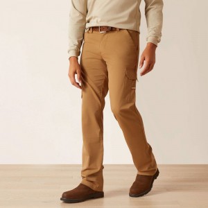 Ariat Fr M7 Slim Durastretch Duralight Twill Straight Pant Khaki Polska | ODEVXJ-295