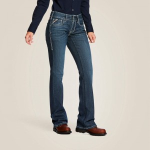 Ariat Fr Stretch Duralight Ella Jean Azurite Polska | IBUDAQ-698