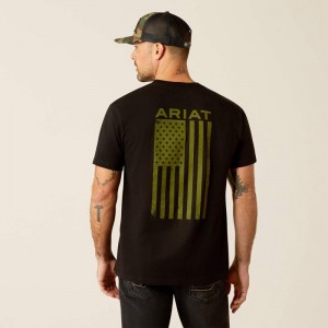 Ariat Freedom T-Shirt Czarne Polska | OQVIHK-120