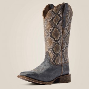 Ariat Frontier Farrah Western Boot Czarne Polska | TGLWYR-053