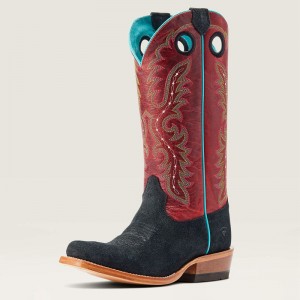 Ariat Futurity Boon Western Boot Czarne Polska | MXRDLG-350