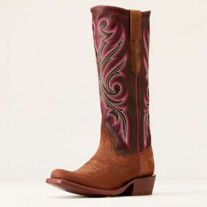 Ariat Futurity Starlight Stretchfit Western Boot Terracotta Roughout Polska | ISYZWP-913