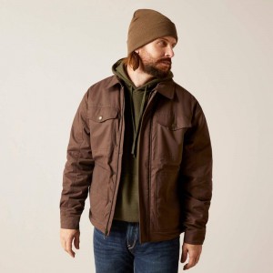 Ariat Grizzly 2.0 Canvas Conceal And Carry Jacket Bracken Polska | MDFWPE-816