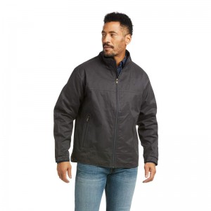 Ariat Grizzly Canvas Lightweight Jacket Phantom Polska | KNEOWD-187