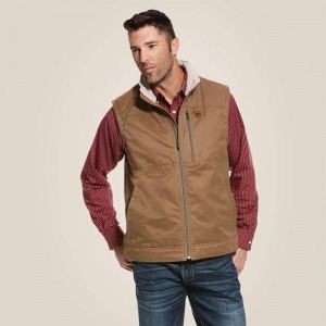 Ariat Grizzly Canvas Vest Cub Polska | LHFQUY-641