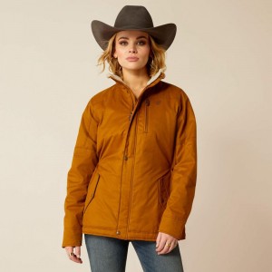 Ariat Grizzly Insulated Jacket Chestnut Polska | GXLBRA-761