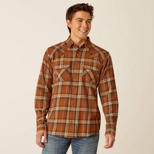 Ariat Haiden Retro Fit Shirt Roasted Pecan Polska | HEAPDX-792