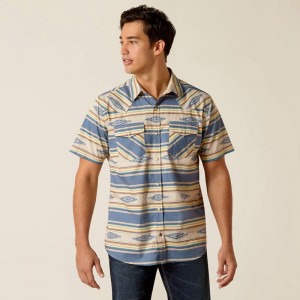 Ariat Hebastian Retro Fit Shirt Sandshell Polska | HZGNPK-305