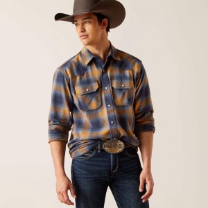 Ariat Hershel Retro Fit Shirt Comb Honey Polska | YCUFSG-508