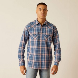 Ariat Hershy Retro Fit Shirt Antracite Polska | WXKRGN-230