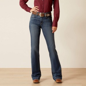 Ariat High Rise Juliana Slim Siren Polska | XPUANM-013