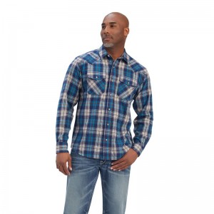 Ariat Huntleigh Retro Fit Shirt Curacoa Polska | DPILOR-218