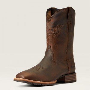 Ariat Hybrid Fly High Western Boot Brązowe Polska | MEFNBT-125