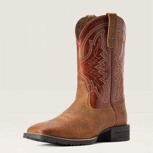 Ariat Hybrid Ranchwork Western Boot Sorrel Crunch Polska | OQIRBV-937