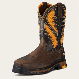 Ariat Intrepid Venttek Composite Toe Work Boot Brązowe Polska | SPTNOC-361