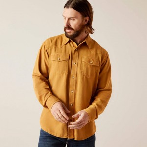 Ariat Jurlington Retro Fit Shirt Comb Honey Polska | MZGTBD-728