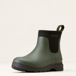 Ariat Kelmarsh Shortie Rubber Boot Ciemny Oliwkowe Polska | IVXRTP-689